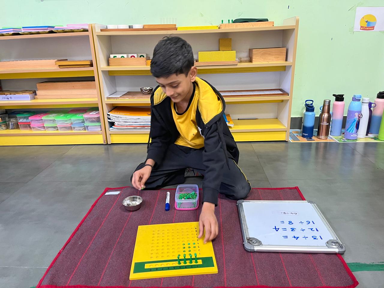 Children exploring prepared environments